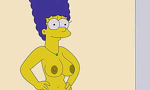 Marge Simpson nude photoshoot