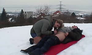 Teen Fucked in the Snow