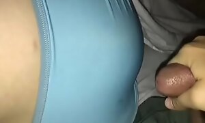 Cum on my sleeping wife's ass