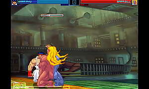 M.U.G.E.N. r18 Ryu vs Gill