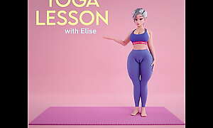 Yoga lessons 3d animation